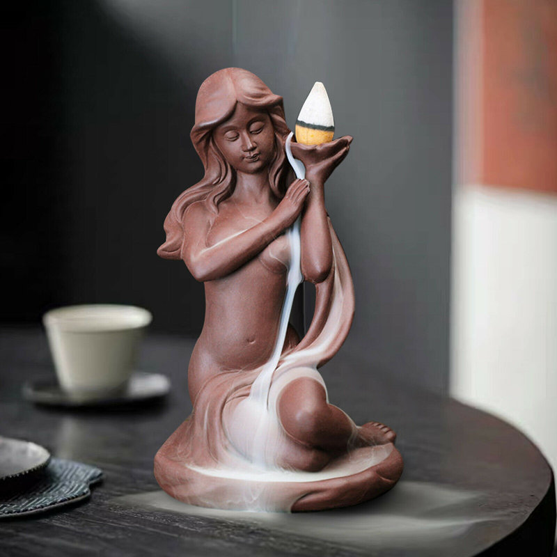 Backflow Incense Burner top Ceramic Holder